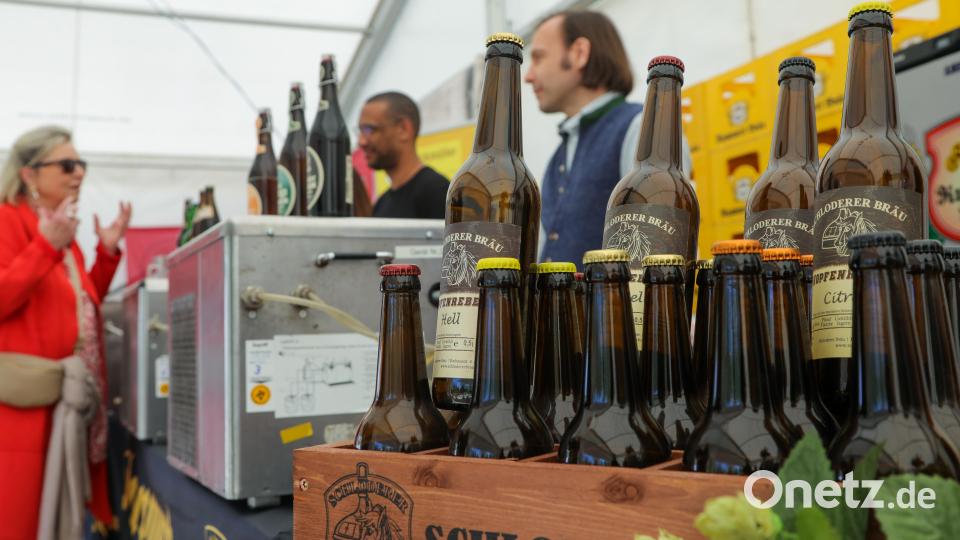 Das Amberger Bierfest ist eröffnet. Bild: Wolfgang Steinbacher