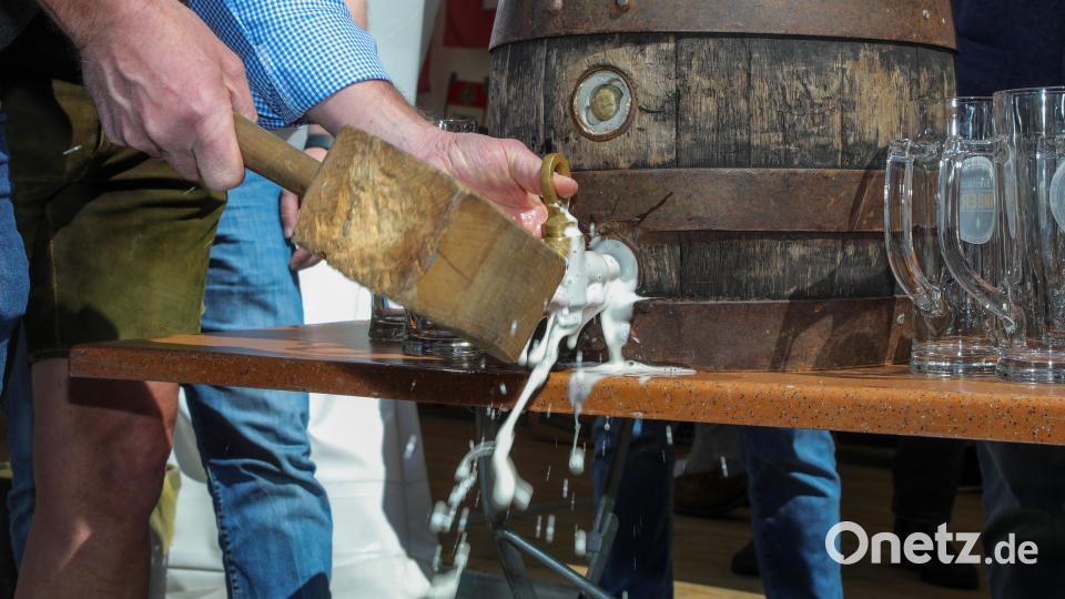 Das Amberger Bierfest ist eröffnet. Bild: Wolfgang Steinbacher