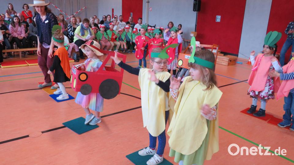Ein tolles KIndergartenfest im Regenbogenland erlebten die Eltern, Besucher und Kinder. Bild: adj