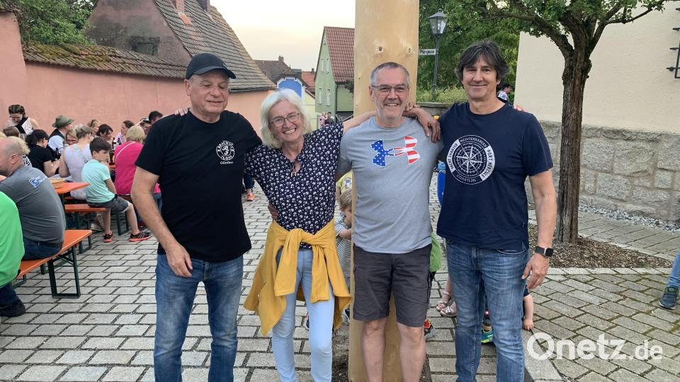 Von links nach rechts: Günther Liebs, Anni Schuller, Markus Drlicek, Roland Ried Bild: tok