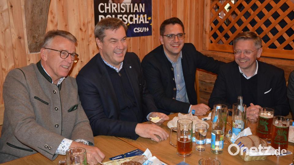 Bayerns Ministerpräsident Dr. Markus Söder hatte gute Laune. Bild: jr