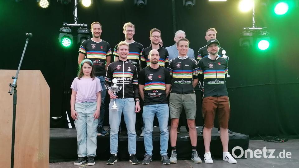 Die Pedalritter Birgland sicherten sich bei den Männern den zweiten Platz. Bild: mzi