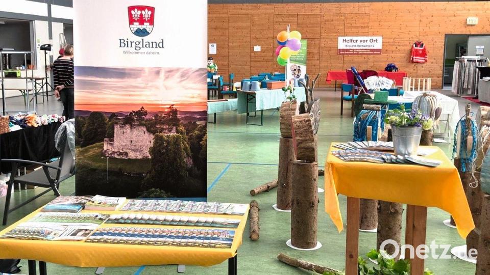 Der Messestand der Gemeinde Birgland. Bild: esb