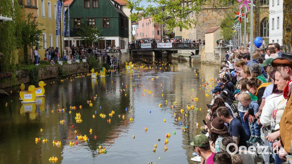 Das Entenrennen war ein Publikumsmagnet und brach Rekorde. Bild: Wolfgang Steinbacher