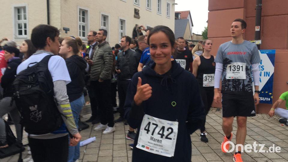 Maren Schönhofen ist im Ziel angekommen und zufrieden. Bild: Hohlheimer