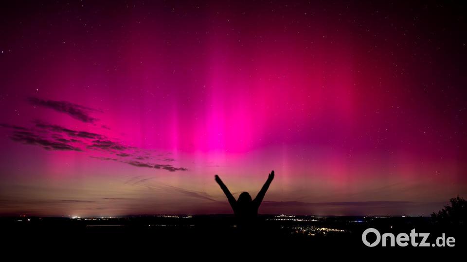 Polarlichter haben den Nachthimmel über der Oberpfalz verzaubert. Bild: Peter Mueller
Carmen Loeoeck