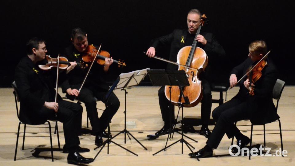 Das &quot;Jerusalem-Quartet&quot; setzt den Schlusspunkt der Weidener Meisterkonzerte. Bild: Kunz