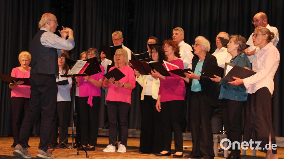 Die Kreismusikschule bietet allen Generationen etwas, wie hier der Kammerchor unter der Leitung von Helmut Burkhardt. Bild: kro