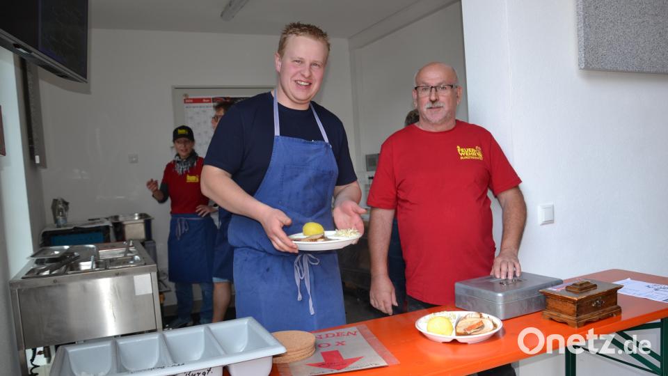 Ganz gut besucht war das Vatertagsfest der Burgtreswitzer Wehr, das eigentlich ein Familienfest war. Bild: gi