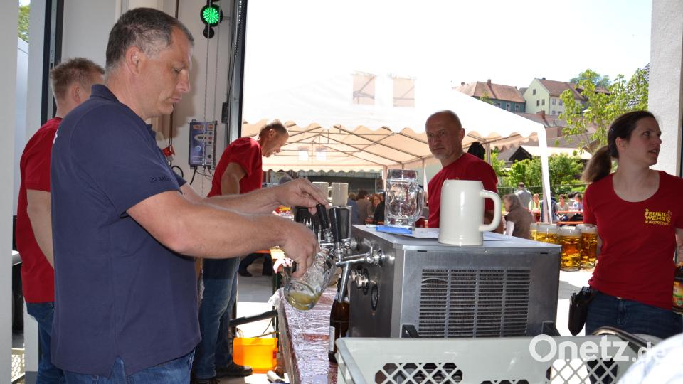 Ganz gut besucht war das Vatertagsfest der Burgtreswitzer Wehr, das eigentlich ein Familienfest war. Bild: gi
