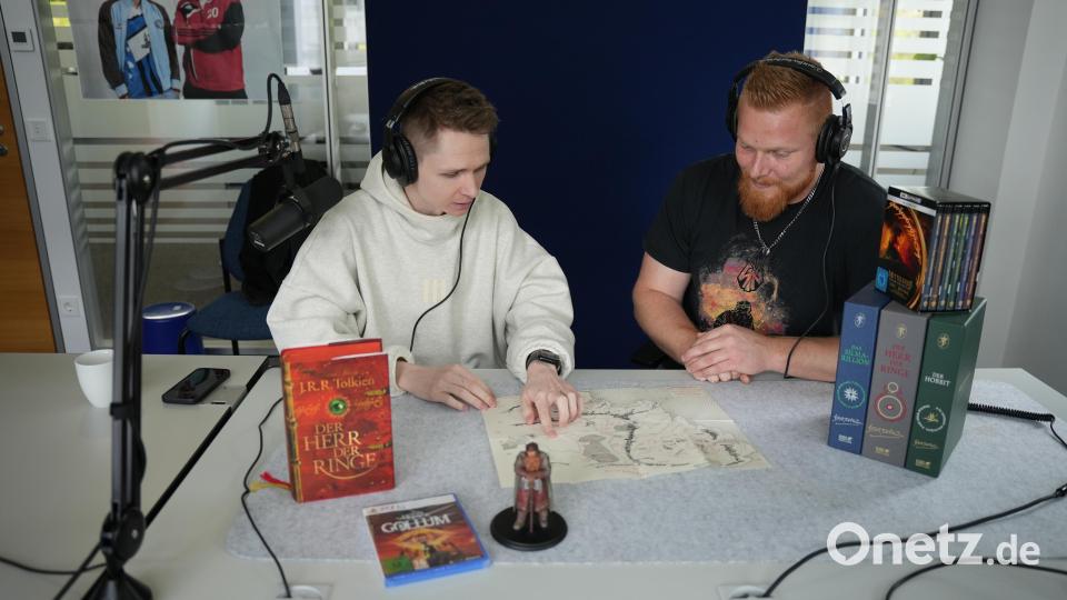 Dominik Mark und Markus Blumenthal sprechen im Pixel-Popcorn-Podcast über das Fantasy-Epos Der Herr der Ringe. Bild: Fröhler, Laura