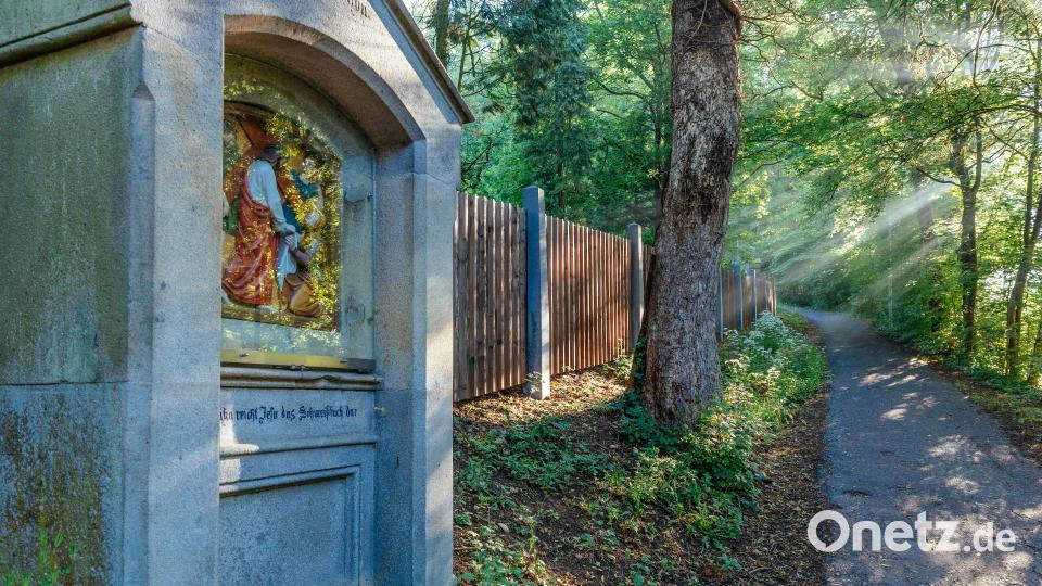 Auf dem Kreuzweg am Mariahilfberg: Wilhelm war es wichtig, Stimmungen einzufangen. Bild: Manfred Wilhelm/Büro Wilhelm