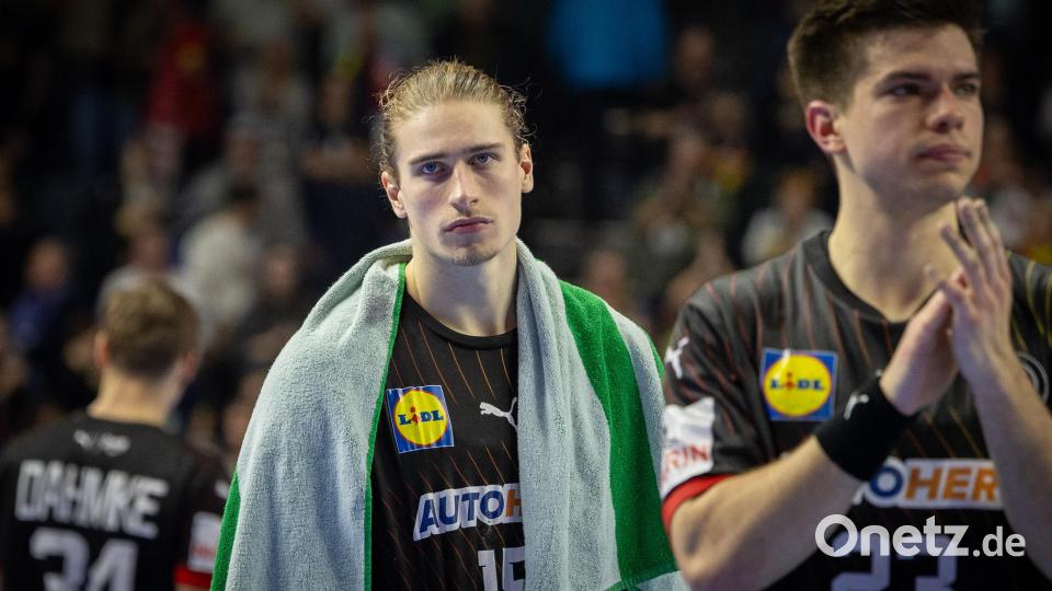 Handballer Juri Knorr ist - zumindest wenn es nach Kommentaren bei Instagram geht - der Liebling der weiblichen Handballfans. Bild: Guenter Uschold