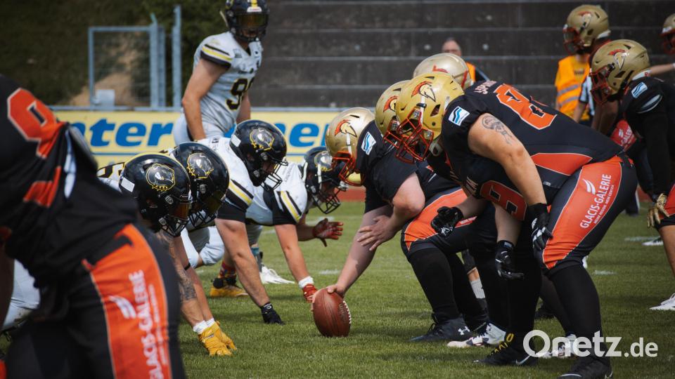 Die Amberg Mad Bulldogs hatten gegen die Neu Ulm Spartans kaum eine Chance. Bild: Benjamin Leithold