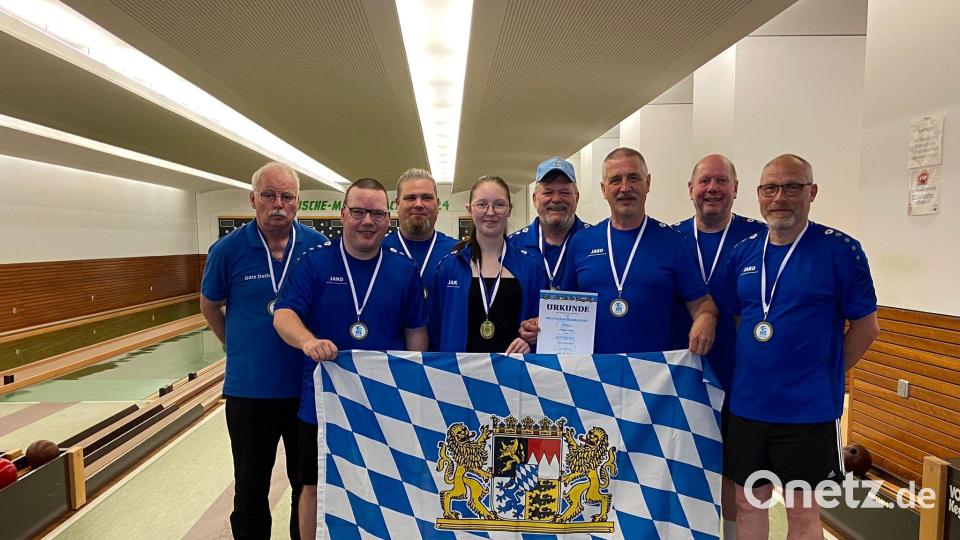 Die Bayrischen Meister BVS Weiden I. Bild: BVS Weiden/exb