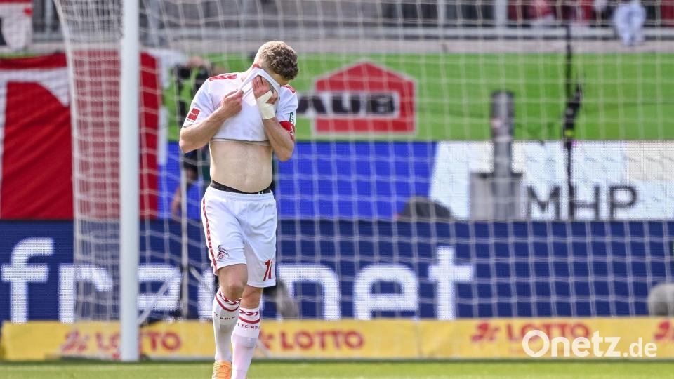 Florian Kainz und sein FC Köln steigen aus der Bundesliga ab. Bild: Harry Langer/dpa