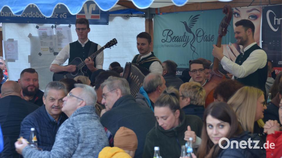 Zünftig spielten die vier Musikanten von &quot;Vogelwüd&quot; auf. Bild: dob