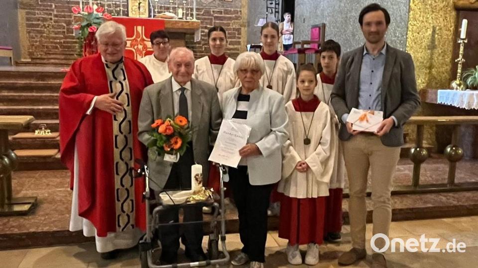 In einem Festgottesdienst feiert Johann Filchner am Pfingstmontag 100. Geburtstag. Bild: Pfarrgemeinde Herz Jesu/exb
