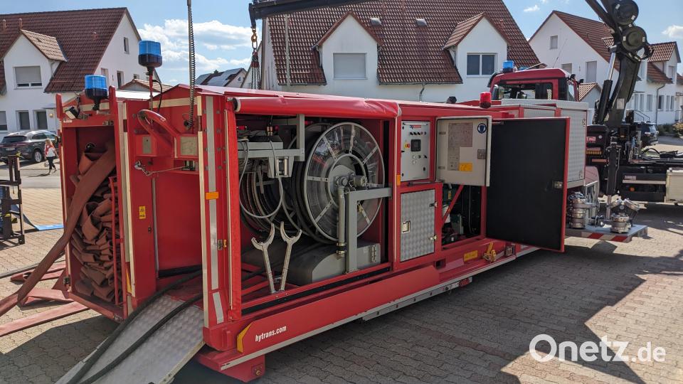 Das HyTrans-System der Feuerwehr Speichersdorf. Bild: Franz Rickauer/exb