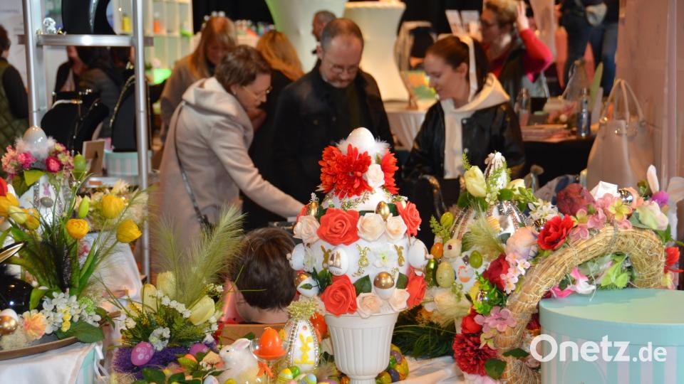 Bei der Messe &quot;Frühlingszauber&quot; in der Stadthalle gab es viel zu entdecken. Bild: dob