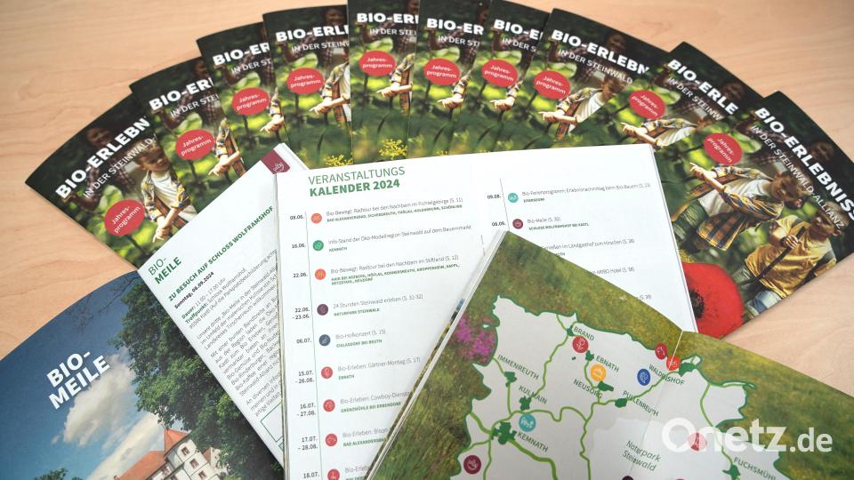 Die Broschüren gibt es in der Geschäftsstelle der Steinwald-Allianz in Erbendorf und in den Tourist-Infos der Gemeinden. Bild: Martin Schmid/exb