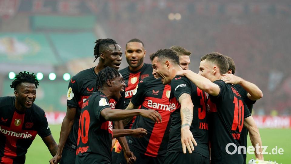 Leverkusen krönte die erfolgreichste Saison der Vereinsgeschichte mit dem Gewinn des DFB-Pokals. Bild: Uwe Anspach/dpa