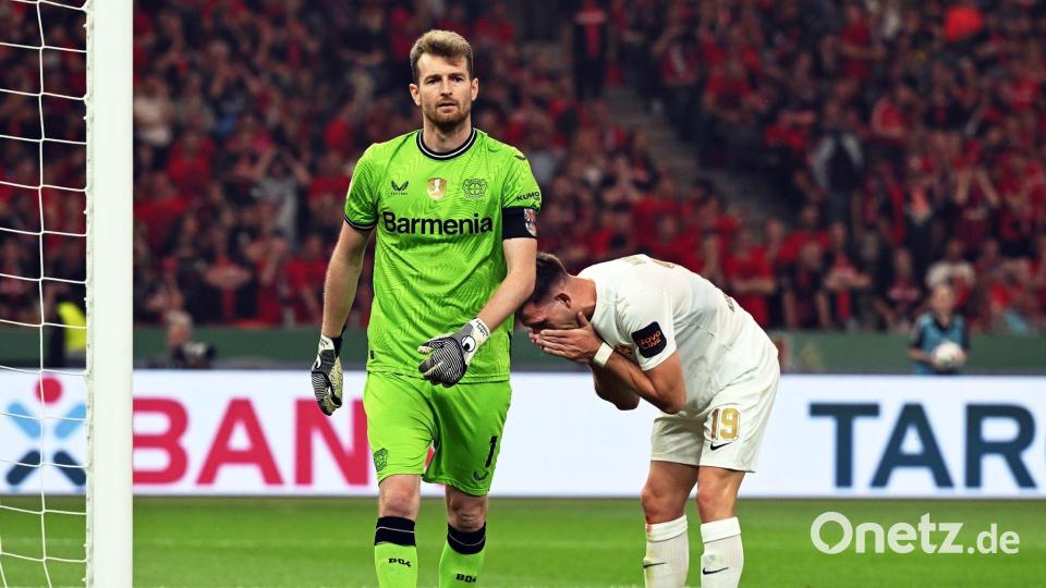 Kam wie erwartet von Beginn an zum Einsatz: Leverkusens Stamm-Torwart Lukas Hradecky. Bild: Federico Gambarini/dpa