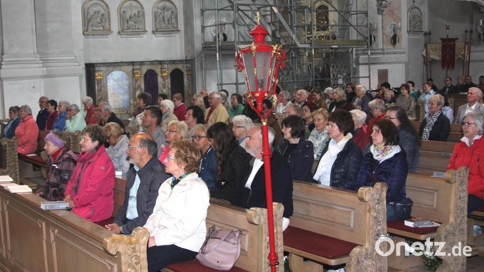 Die Gottesdienste am Samstag und Sonntag standen ganz im Zeichen der in Fuchsmühl besonders verehrten Heiligen Rita von Cascia. Bild: wro