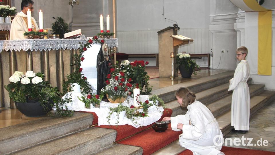 Festprediger und Zelebrant in allen Gottesdiensten am vergangenen Wochenende war Pfarrer Joseph. Bild: wro