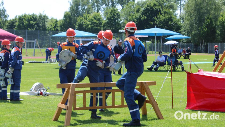 Die Tirschenreuther Jugendfeuerwehr ist für die Wettkämpfe bestens gerüstet. Archivbild: Feuerwehr Tirschenreuth/exb