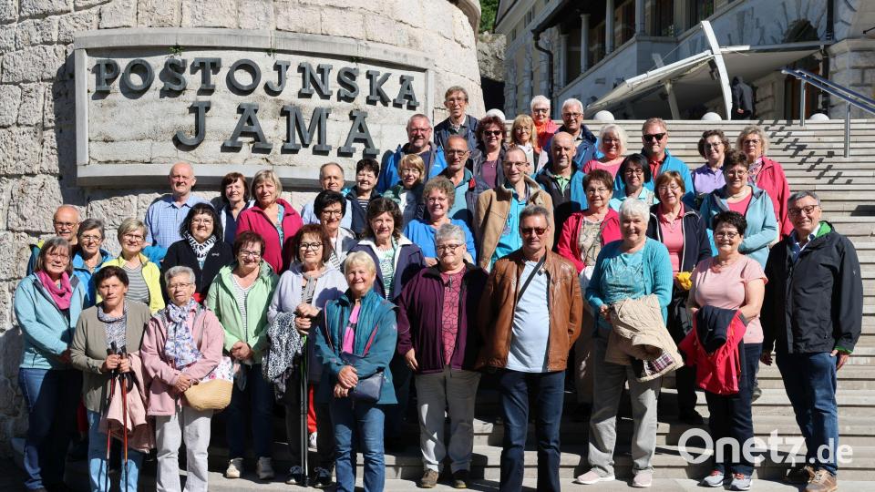 Der Höhepunkt war für die meisten Teilnehmer der Besuch der Grotte in Pastojna. Bild: Rupprecht/OGV Kemnath/exb