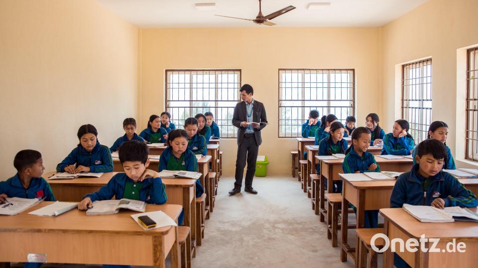 Der normale Schulbetrieb im neuen Gebäude lief im Mai an. Bild: Licht für Kinder e.V./exb