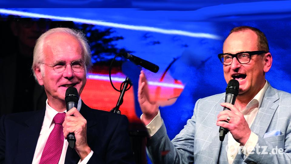 Harald Schmidt und Volker Heißmann laden im November zu einem gemeinsamen Abend im Stadttheater Amberg . Bild: Stephan Weiss Fotodesign/Werner Sonst/exb