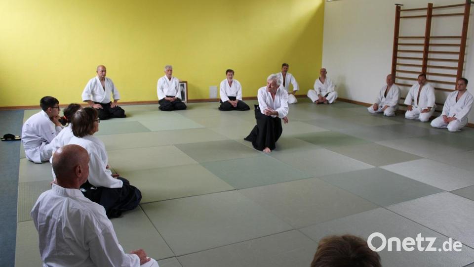 Jubiläumslehrgang Aikido ATSV Windischeschenbach 2024 Bild: Karl Hecht/exb