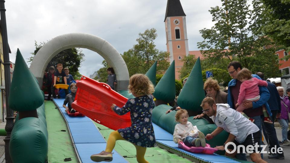 Eine Rutschpartie gratis. Bild: dob