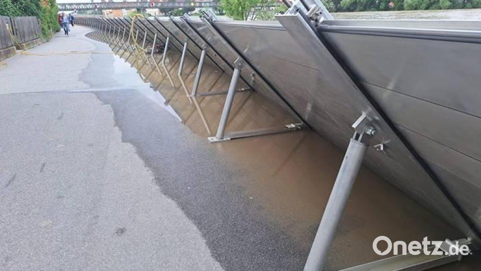 Schutzmaßnahmen in Regensburg. Bild: Anke Otterbach