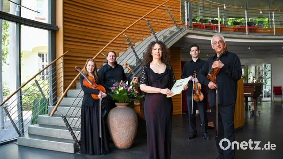 Das &quot;Franck Piano Quintet&quot; kommt am am Sonntag, 19. November, ins Stadttheater Amberg. Bild: Dimitrij Gornowkij/exb