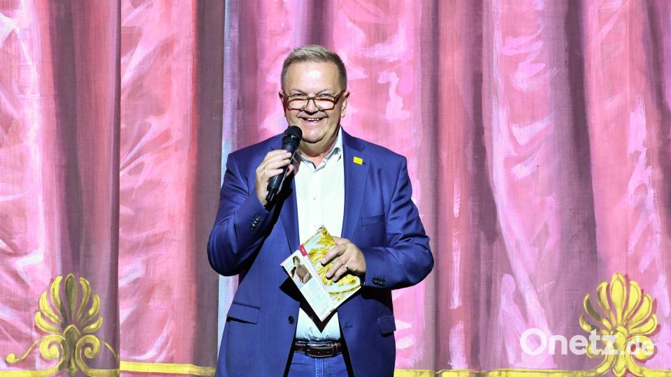 Martin Preuß im Stadttheater Amberg. Bild: Petra Hartl