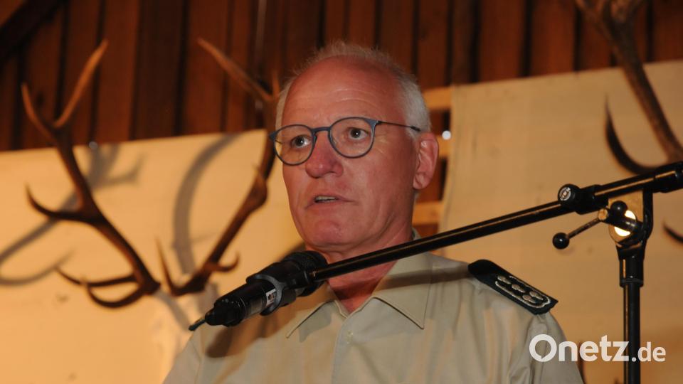 Für die Hochwildhegegemeinschaft Oberpfalz Nord/Veldensteiner Forst zog Alexander Krone Bilanz. Bild: ge