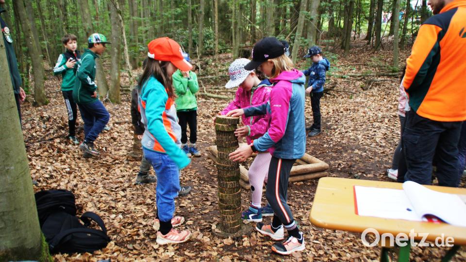 Hält der Turm? Auf das genaue Stapeln kommt es beim Turmbau an. Bild: sir