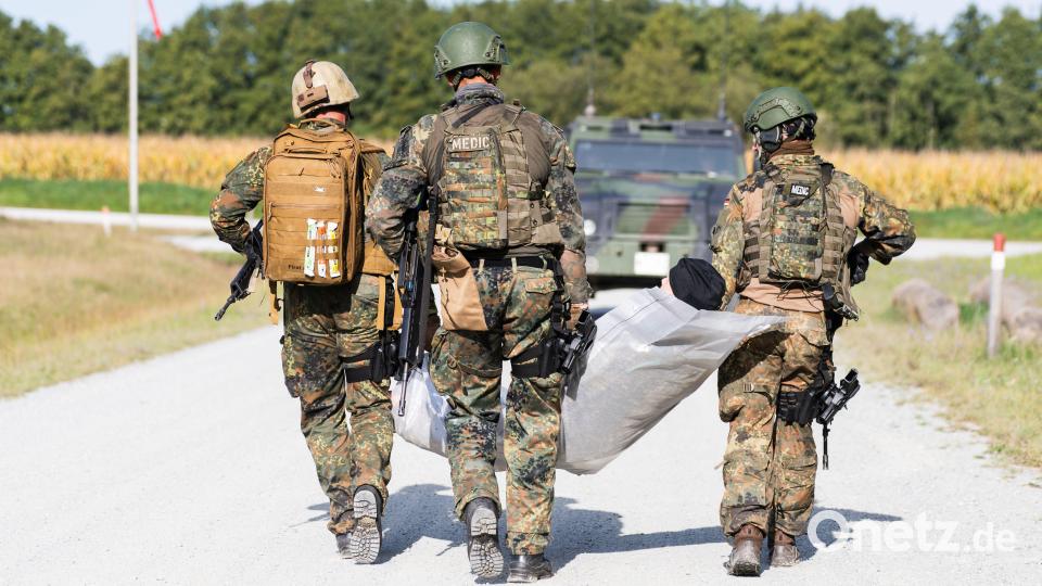 Der Bundeswehrstandort Oberviechtach hat jetzt eine eigene Sanitätskompanie, um im Ernstfall Hilfe zu leisten. Symbolbild: Sebastian Niendorf/Bundeswehr