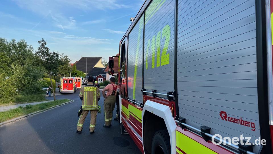 Zum Einsatzort nach Gallmünz in Sulzbach-Rosenberg waren das BRK und die Feuerwehren aus Sulzbach und Rosenberg geeilt. Bild: Hartl