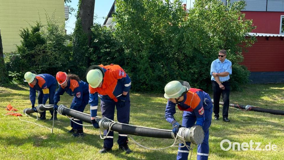 So schnell wie möglich musste eine C-Leitung aufgebaut werden. Bild: whü