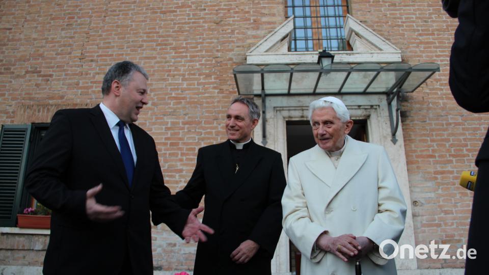 Benedikt XVI. sprach mit leiser Stimme, aber seine Grüße an seine alte Wahlheimat waren für jedermann vernehmbar. Bild: upl