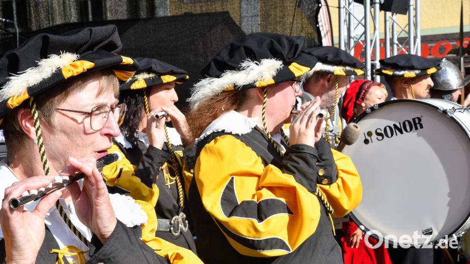 Die Stadtpfeifer sorgten für den passenden musikalischen Rahmen. Bild: Petra Hartl