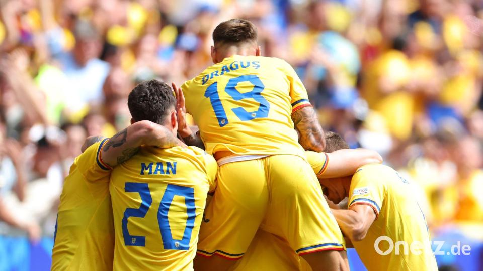 Rumänien besiegte schwache Ukrainer in ihrem ersten Gruppenspiel deutlich. Bild: Daniel Karmann/dpa