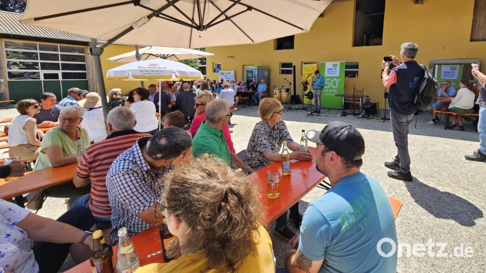 Das Jubiläum &quot;50 Jahre Bund Naturschutz m Landkreis Schwandorf&quot; wurde auf dem Brunnerhof in Schwandorf gefeiert. Bild: Bund Naturschutz/exb
