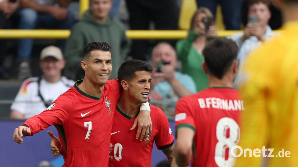 Wie wichtig ist Cristiano Ronaldo (l) noch für Portugals Nationalmannschaft? Bild: Friso Gentsch/dpa