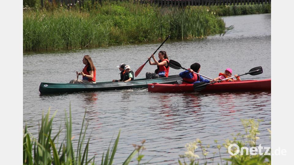 Ein Renner waren die Kanufahrten auf dem Fischhofteich. Bild: kro