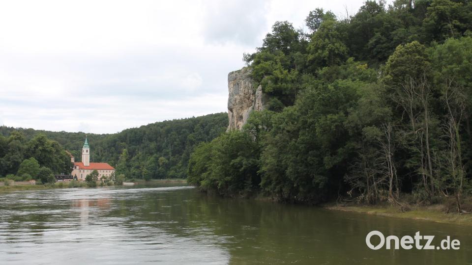Ein Blick zum Kloster Weltenburg. Bild: pi
